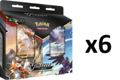 Pokemon V Battle Deck BUNDLE - Corviknight VS Lycanroc CASE (6 Bundles)